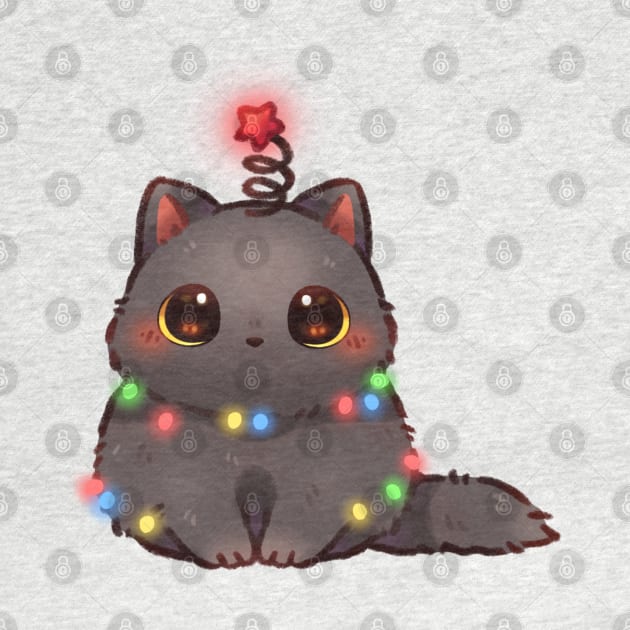 Christmas Kitty by Riacchie Illustrations